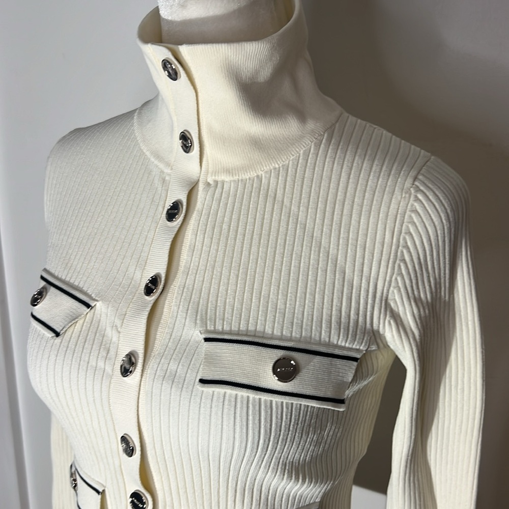 Marcia Ribbed Cardigan - Picture 3 of 8